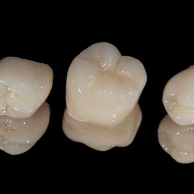 three same-day crowns in whichendon, ma sitting in a row